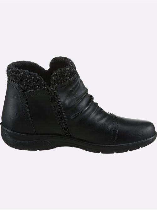 Bottines modernes à glissière avec doublure textile et semelle polyuréthane - taille standard - witt - Kiabi