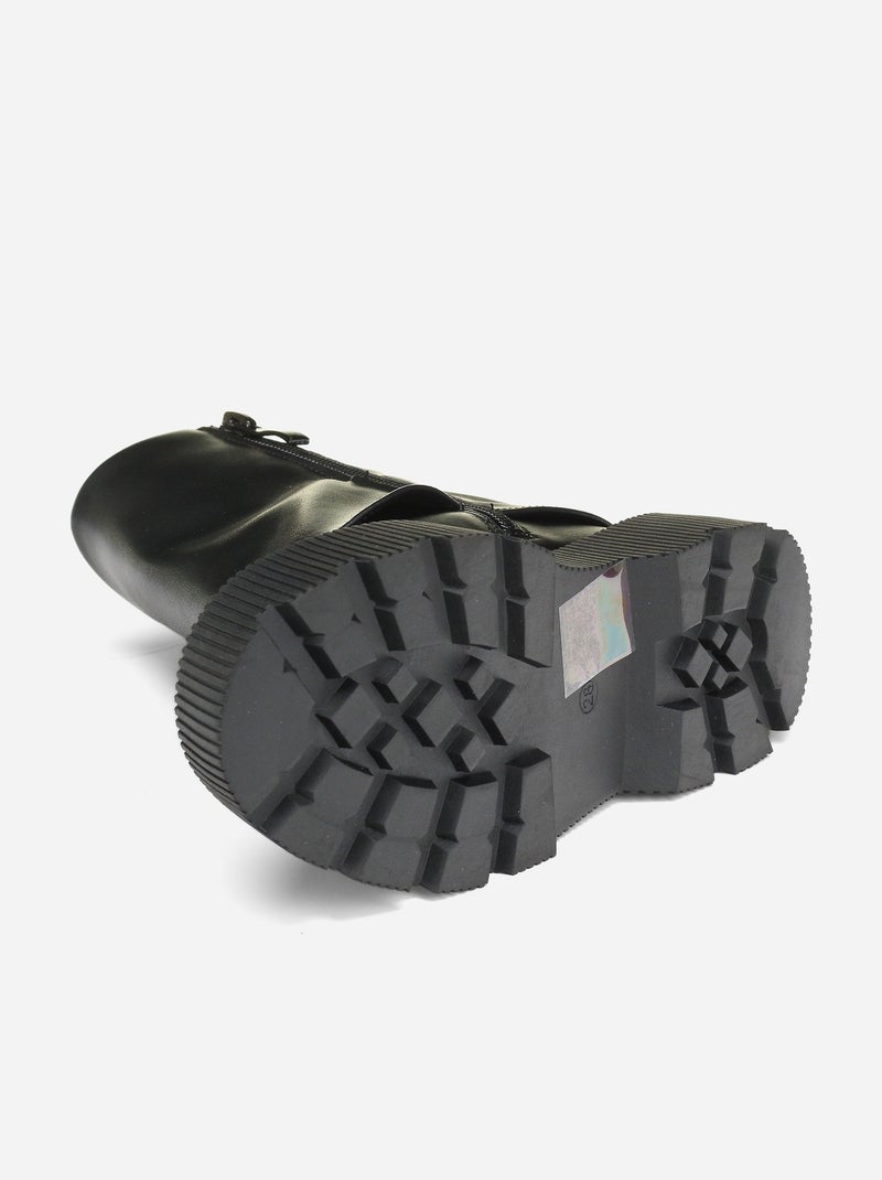 Bottines montantes Noir - Kiabi