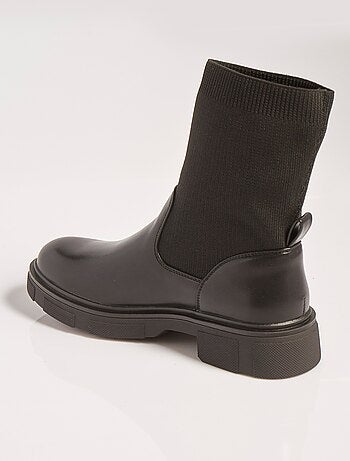 Bottines montantes style chaussettes - AFIBEL