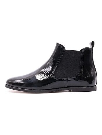 Bottines Noir Vernis - Boni Gildas
