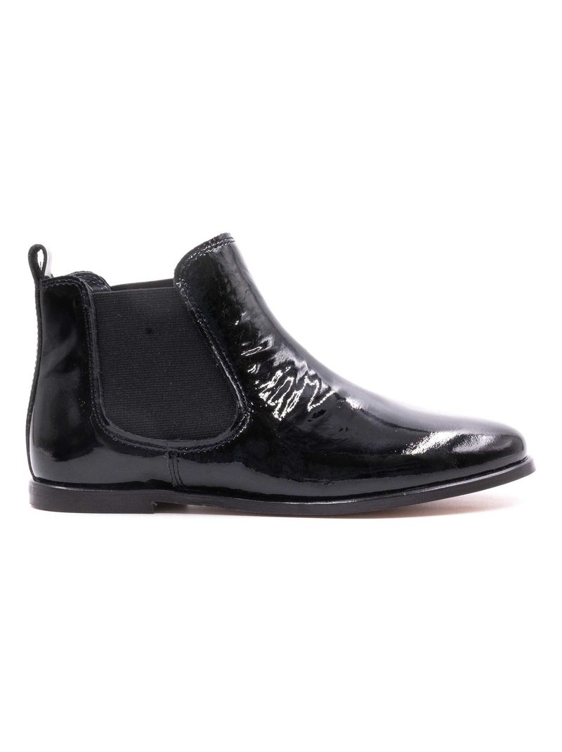 Bottines Noir Vernis - Boni Gildas Noir - Kiabi