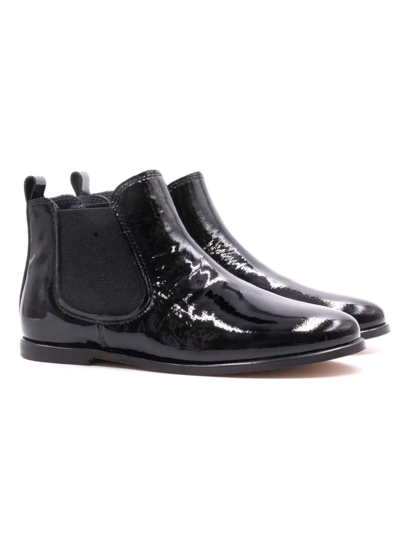 Bottines Noir Vernis - Boni Gildas Noir - Kiabi