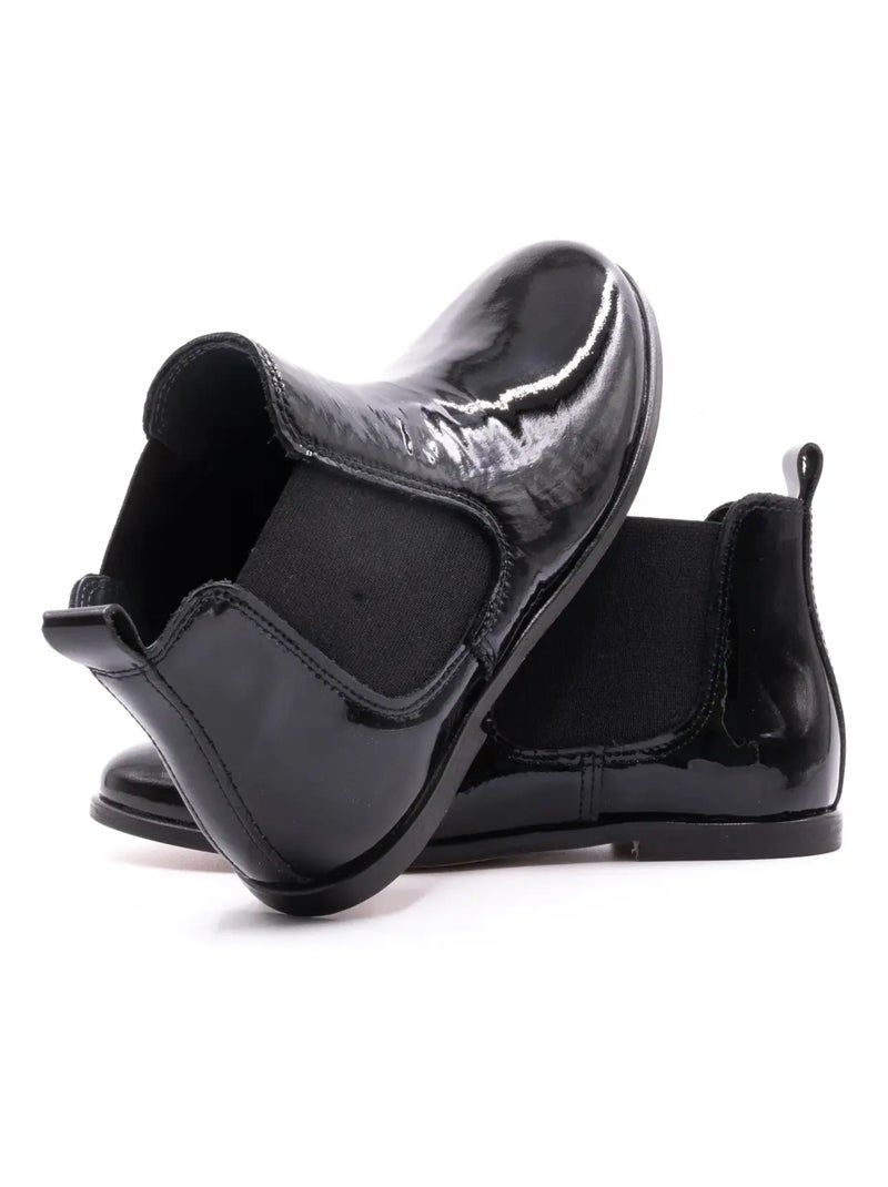 Bottines Noir Vernis - Boni Gildas Noir - Kiabi