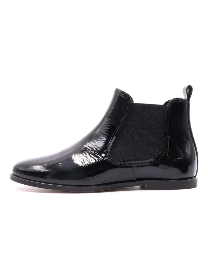 Bottines Noir Vernis - Boni Gildas Noir - Kiabi