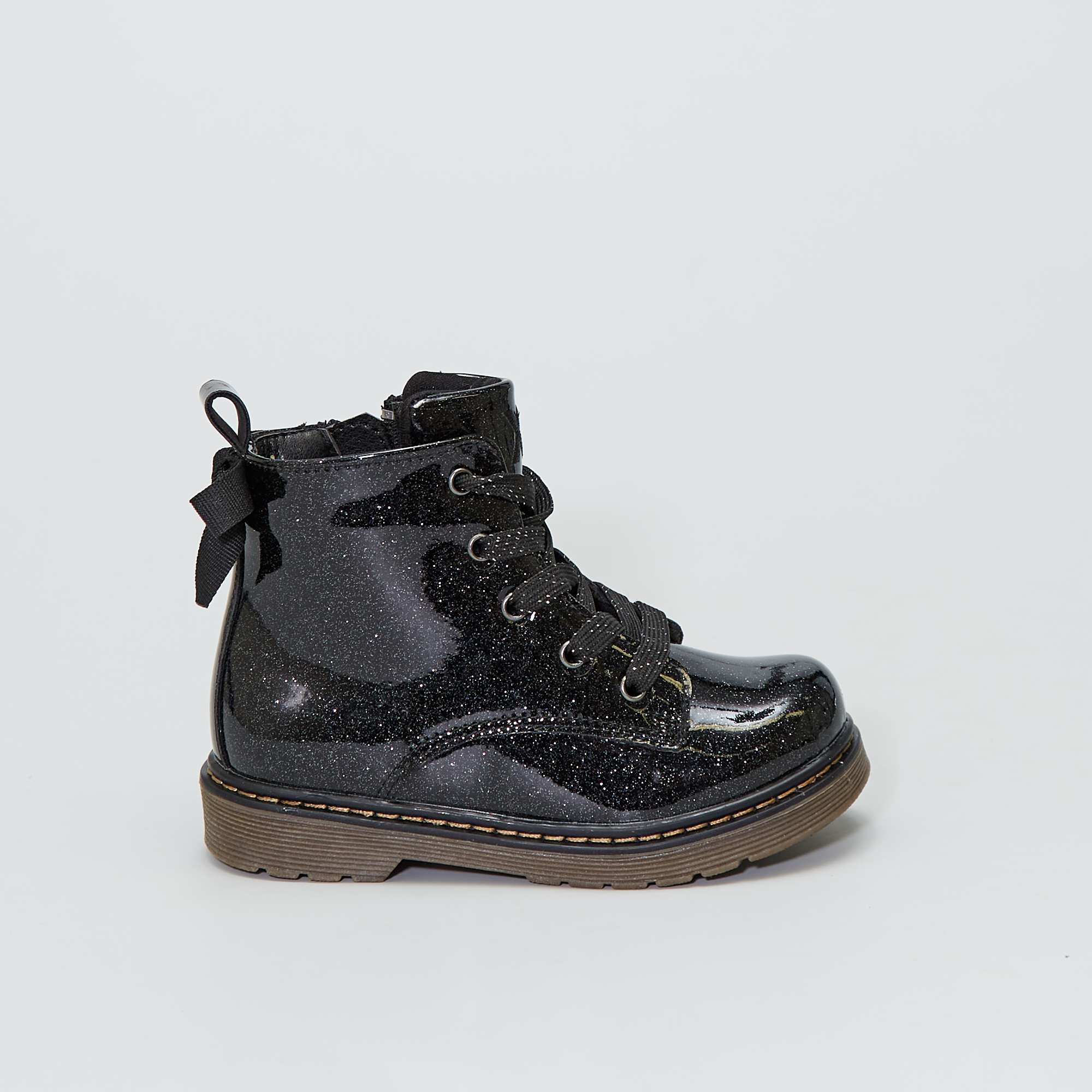 bottines paillettes fille