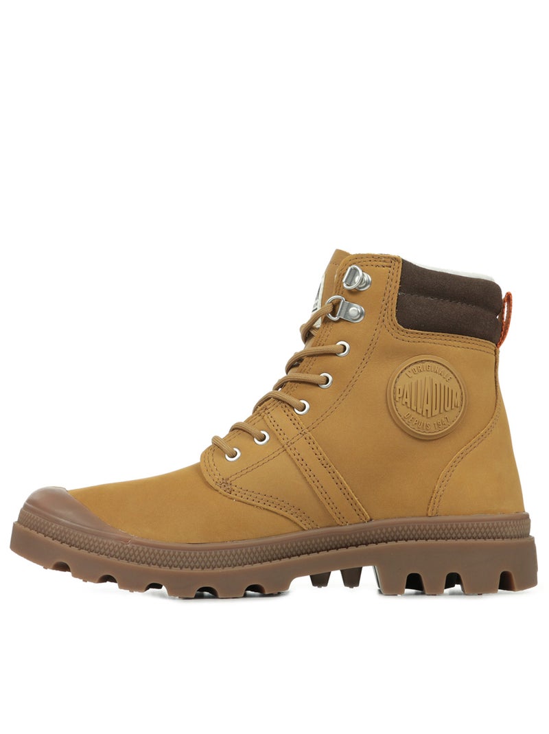 Bottines Palladium Pallabrousse Sc Wp+ Marron - Kiabi