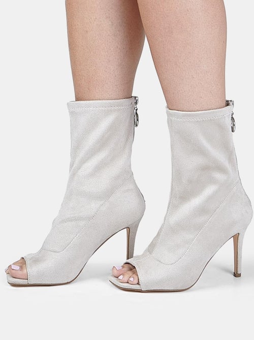 Bottines Peep toe s avec talon BATA - Kiabi