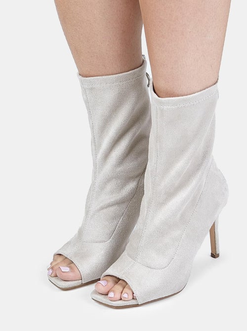 Bottines Peep toe s avec talon BATA - Kiabi