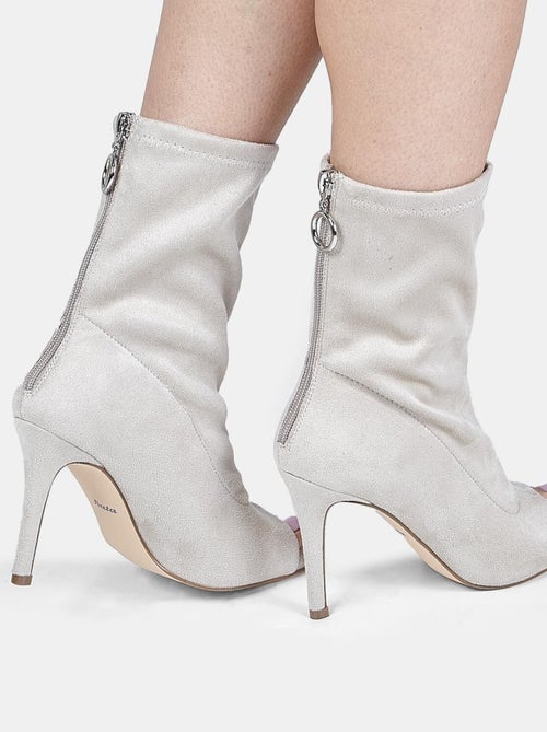 Bottines Peep toe s avec talon BATA - Kiabi