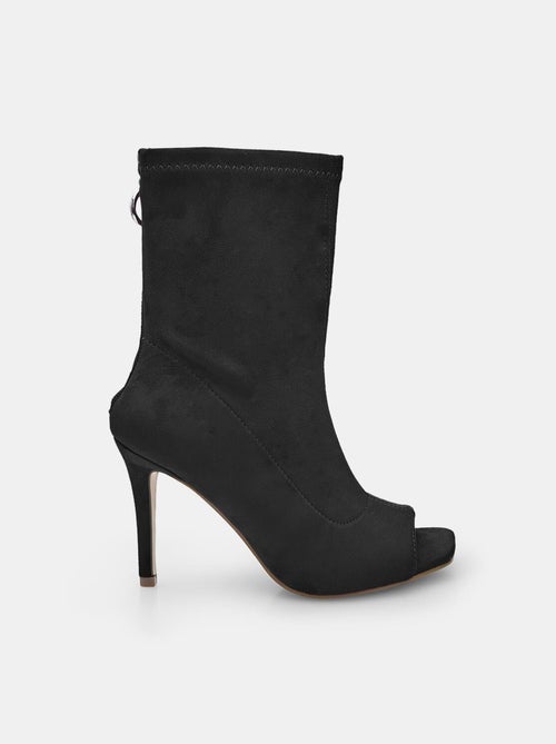 Bottines Peep toe s avec talon BATA - Kiabi