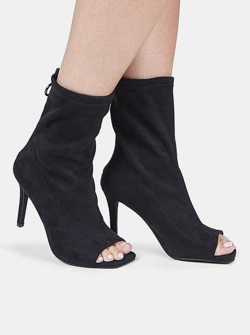 Bottines Peep toe s avec talon BATA - Kiabi