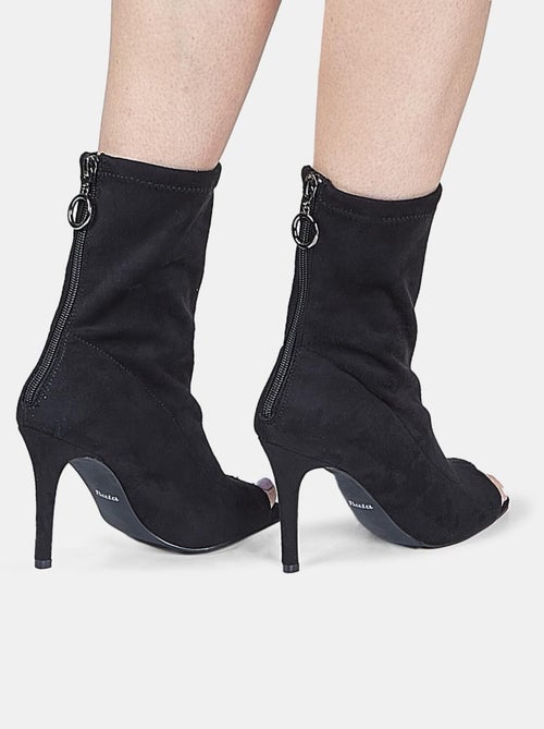 Bottines Peep toe s avec talon BATA - Kiabi