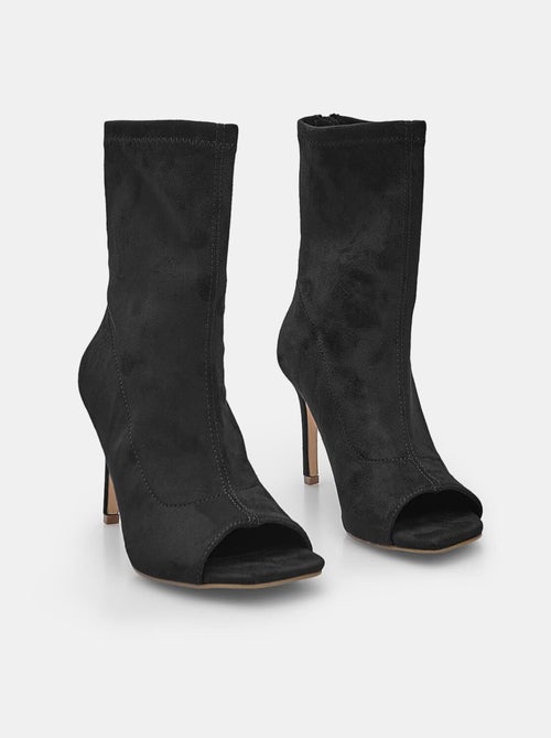 Bottines Peep toe s avec talon BATA - Kiabi