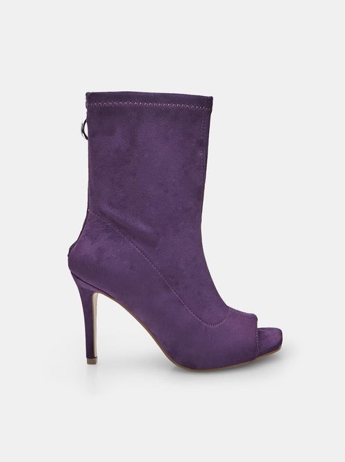 Bottines Peep toe s avec talon BATA - Kiabi