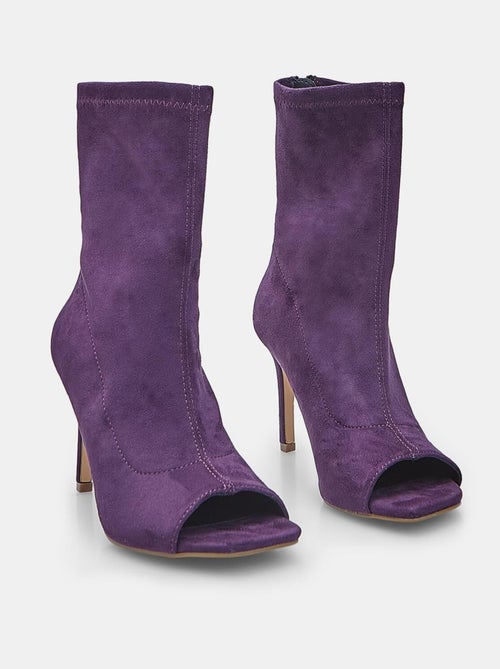 Bottines Peep toe s avec talon BATA - Kiabi