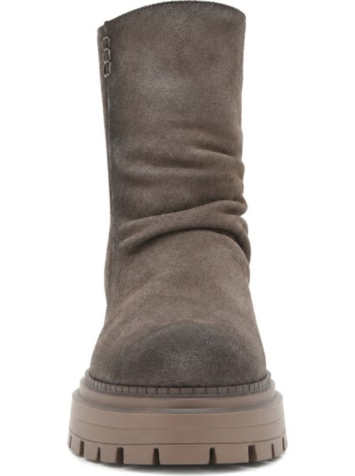 Bottines plates cuir naturel purapiel - Kiabi Bottines plates cuir naturel purapiel - Kiabi