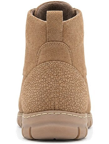 Bottines plates cuir naturel purapiel