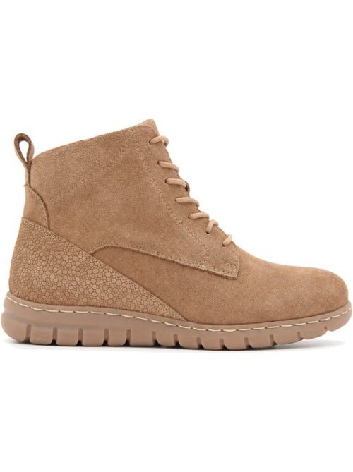 Bottines plates cuir naturel purapiel - Kiabi Bottines plates cuir naturel purapiel - Kiabi