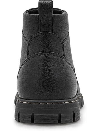 Bottines plates cuir naturel purapiel