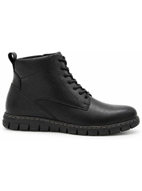 Bottines plates cuir naturel purapiel - Kiabi Bottines plates cuir naturel purapiel - Kiabi