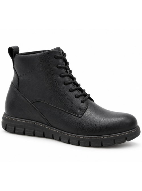 Bottines plates cuir naturel purapiel - Kiabi Bottines plates cuir naturel purapiel - Kiabi