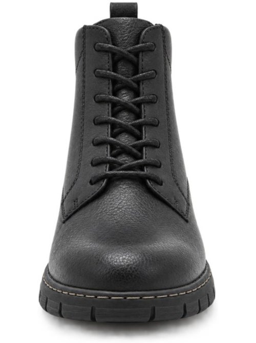 Bottines plates cuir naturel purapiel - Kiabi Bottines plates cuir naturel purapiel - Kiabi