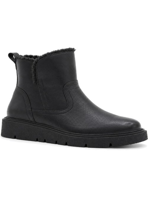 Bottines plates cuir naturel purapiel - Kiabi Bottines plates cuir naturel purapiel - Kiabi