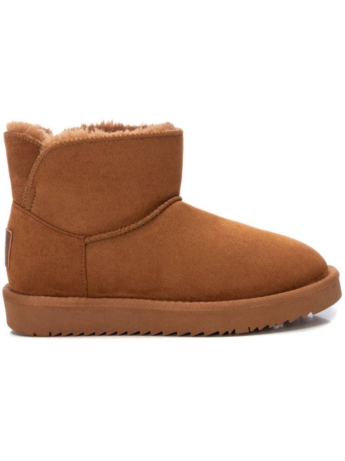 Bottines plates femme fourrées - Kiabi