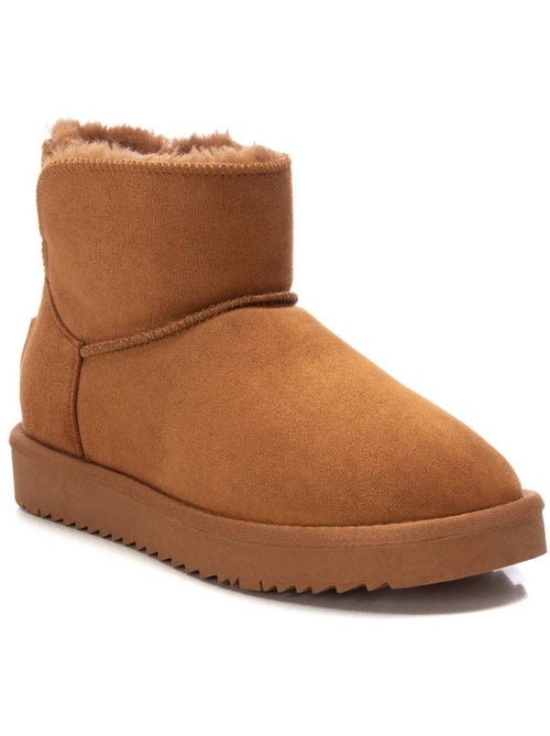 Bottines plates femme fourrées - Kiabi