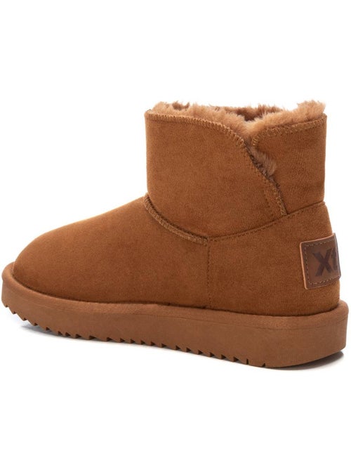 Bottines plates femme fourrées - Kiabi
