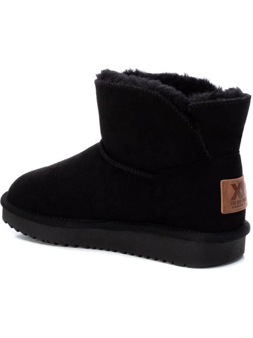 Bottines plates femme fourrées - Kiabi