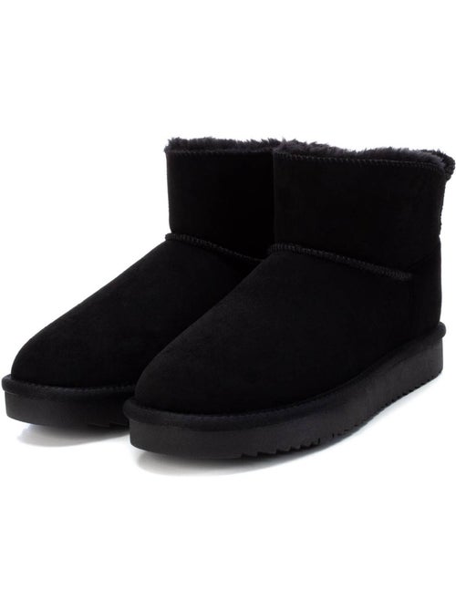 Bottines plates femme fourrées - Kiabi