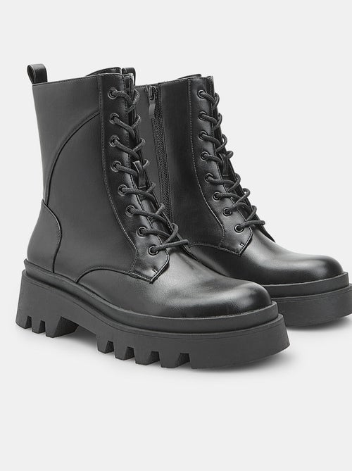 Bottines pour femme avec semelle track Bata - Kiabi