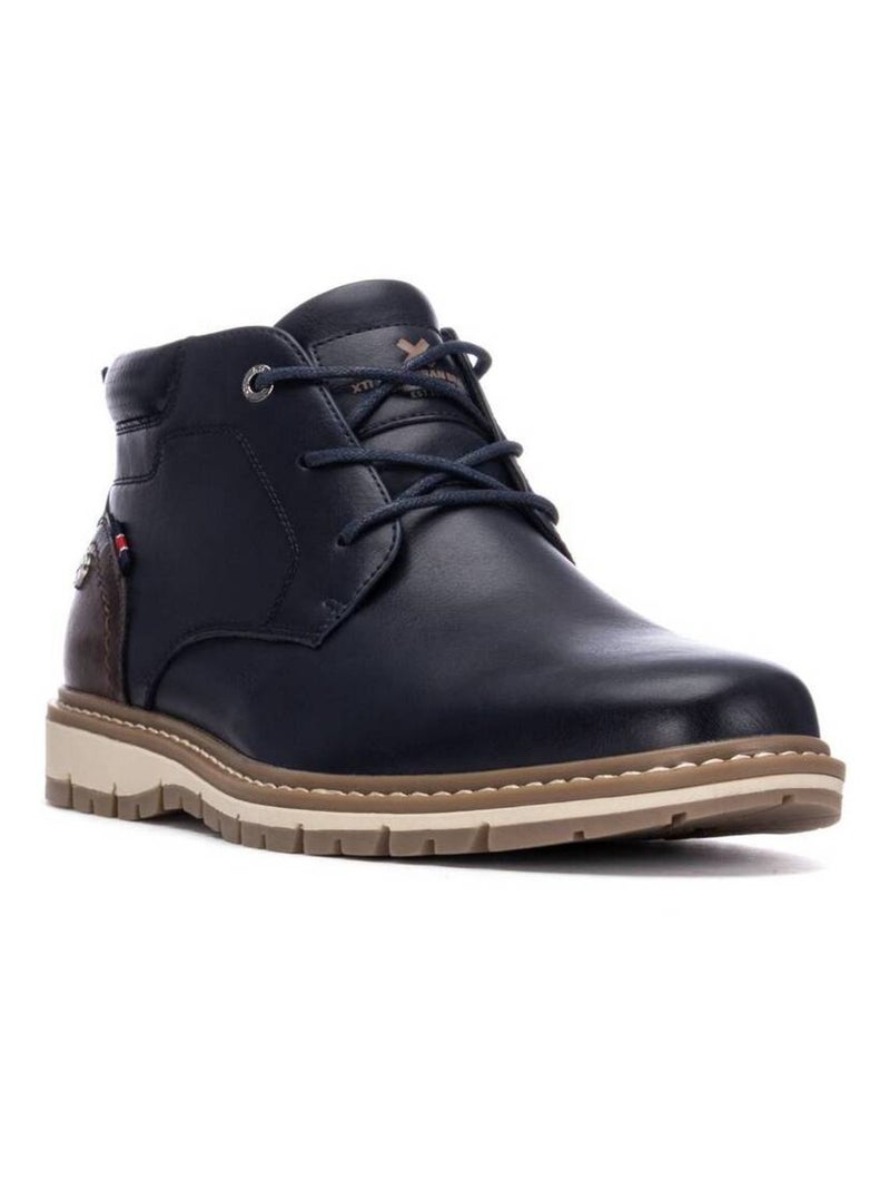 Bottines pour homme à lacets Bleu - Kiabi