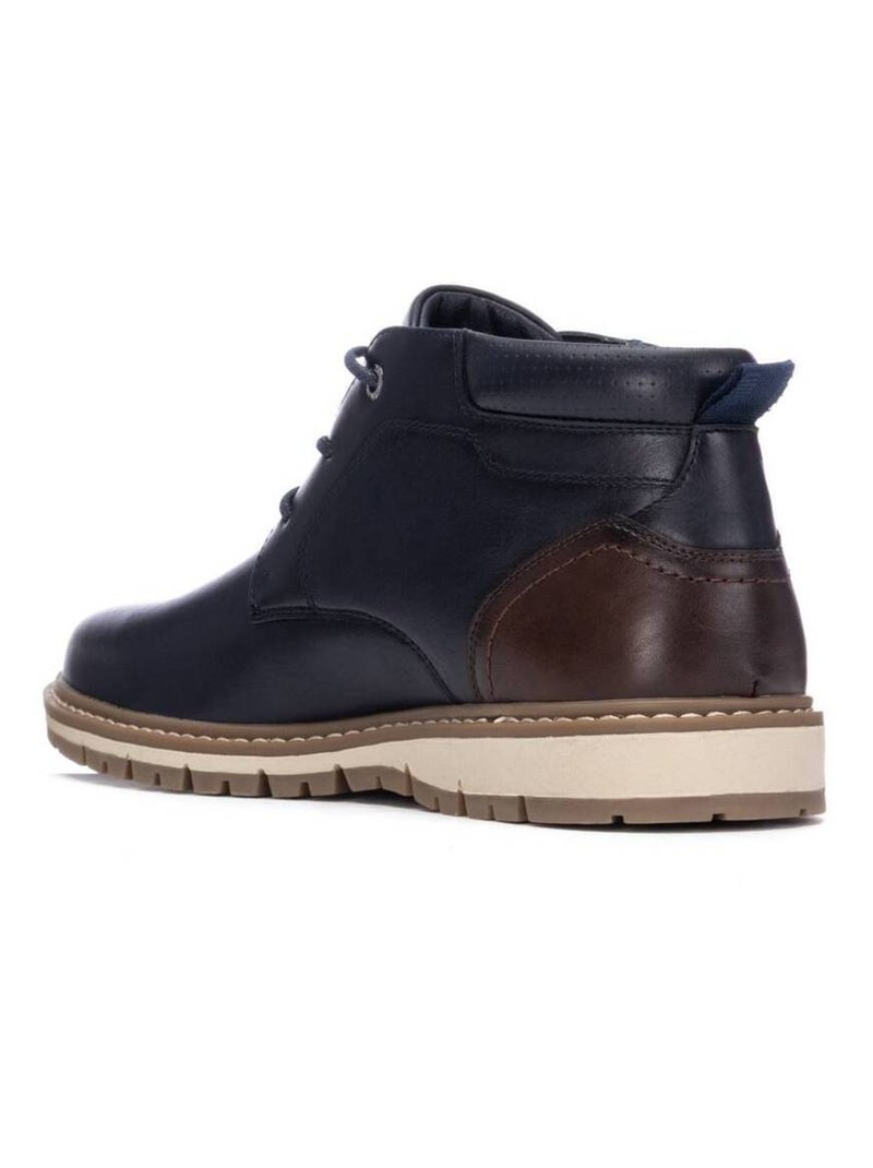 Bottines pour homme à lacets Bleu - Kiabi