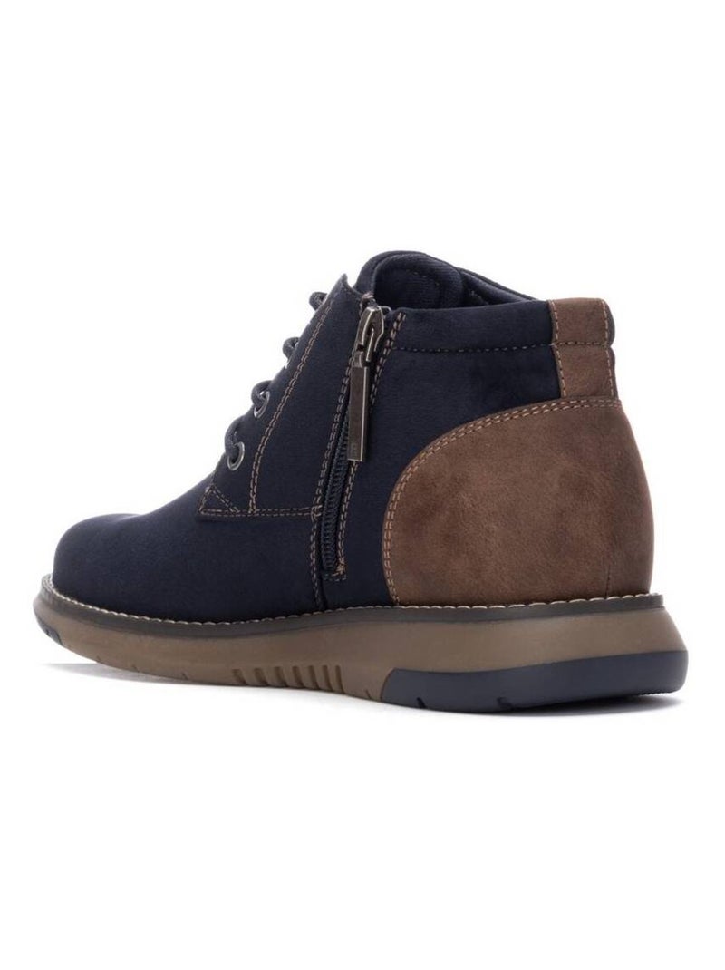 Bottines pour homme à lacets Bleu - Kiabi