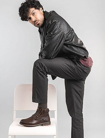 Bottines pour homme à lacets