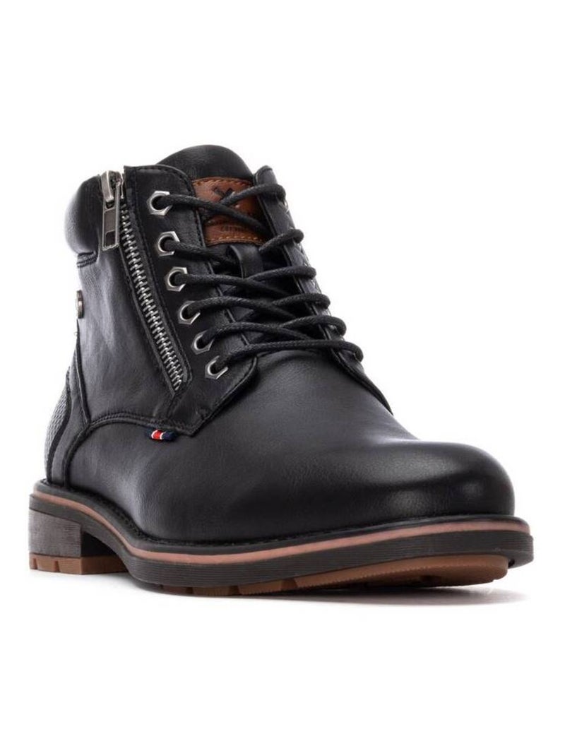 Bottines pour homme à lacets Noir - Kiabi