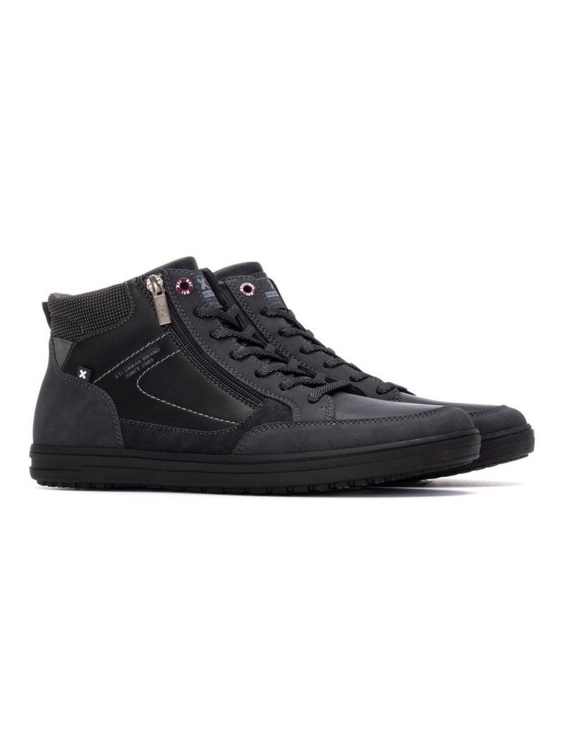 Bottines pour homme à lacets Noir - Kiabi