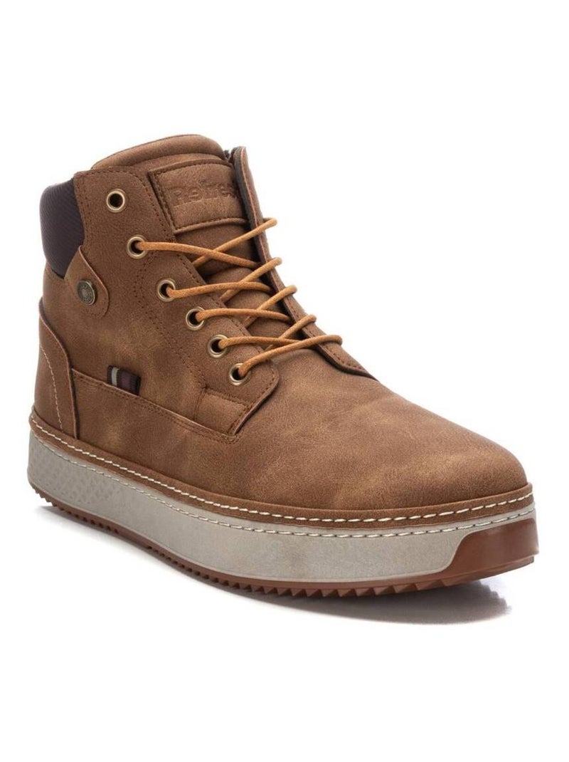Bottines pour homme avec fermeture éclair Camel - Kiabi