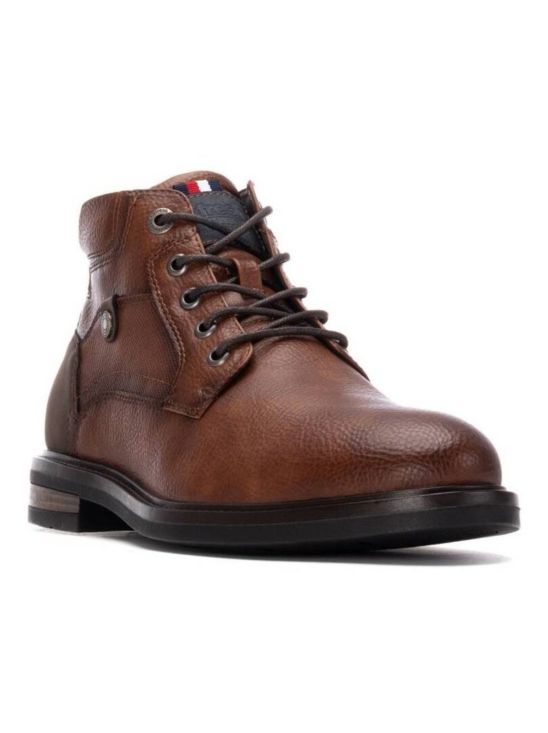 Bottines pour homme avec fermeture éclair Camel - Kiabi