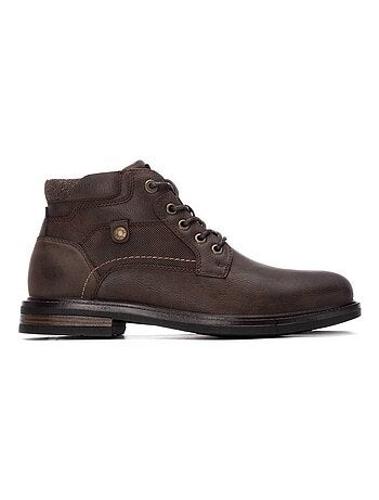 Bottines pour homme avec fermeture éclair