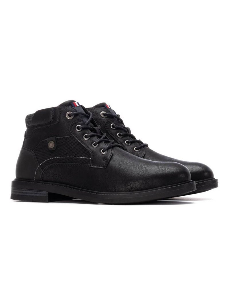 Bottines pour homme avec fermeture éclair Noir - Kiabi