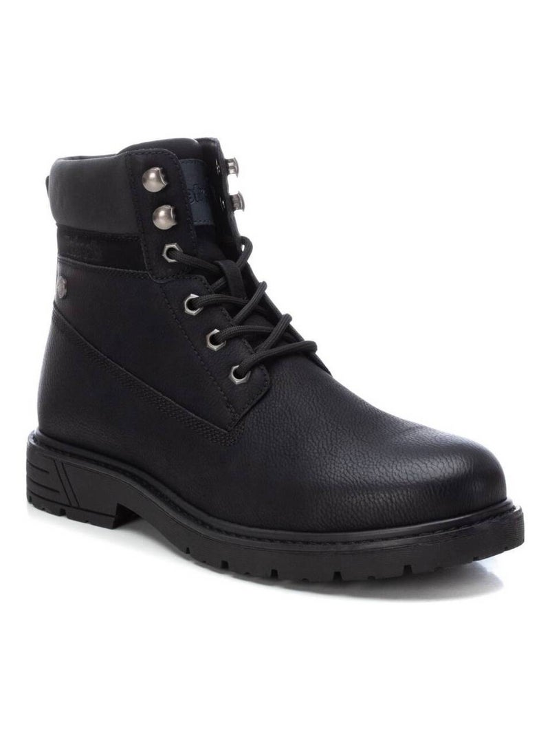 Bottines pour homme avec fermeture éclair Noir - Kiabi