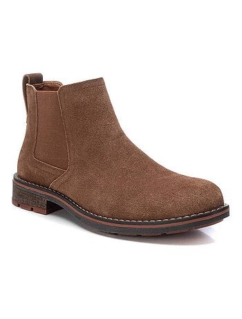 Bottines pour homme en cuir