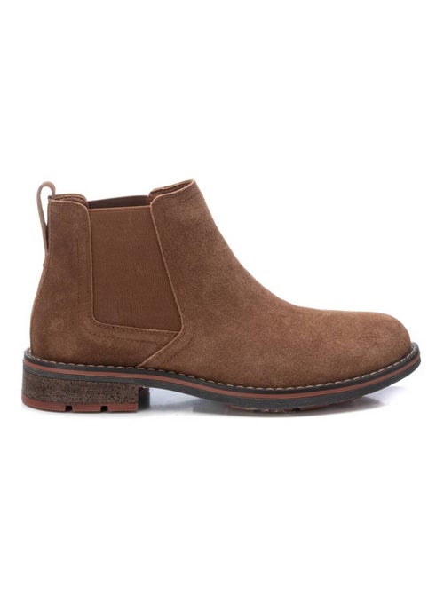 Bottines pour homme en cuir - Kiabi