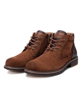 Bottines pour homme en cuir
