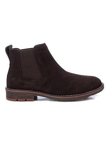 Bottines pour homme en cuir