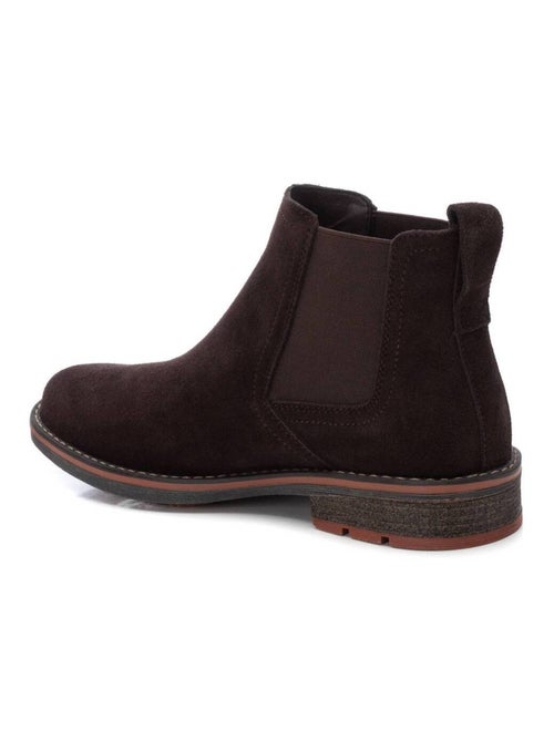 Bottines pour homme en cuir - Kiabi