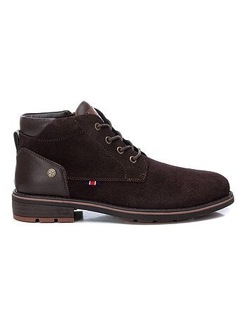 Bottines pour homme en cuir